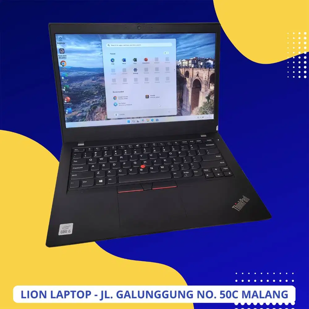 i5 Gen 10 Murah RAM 8GB SSD 256GB Lenovo Thinkpad L14 [13|03]