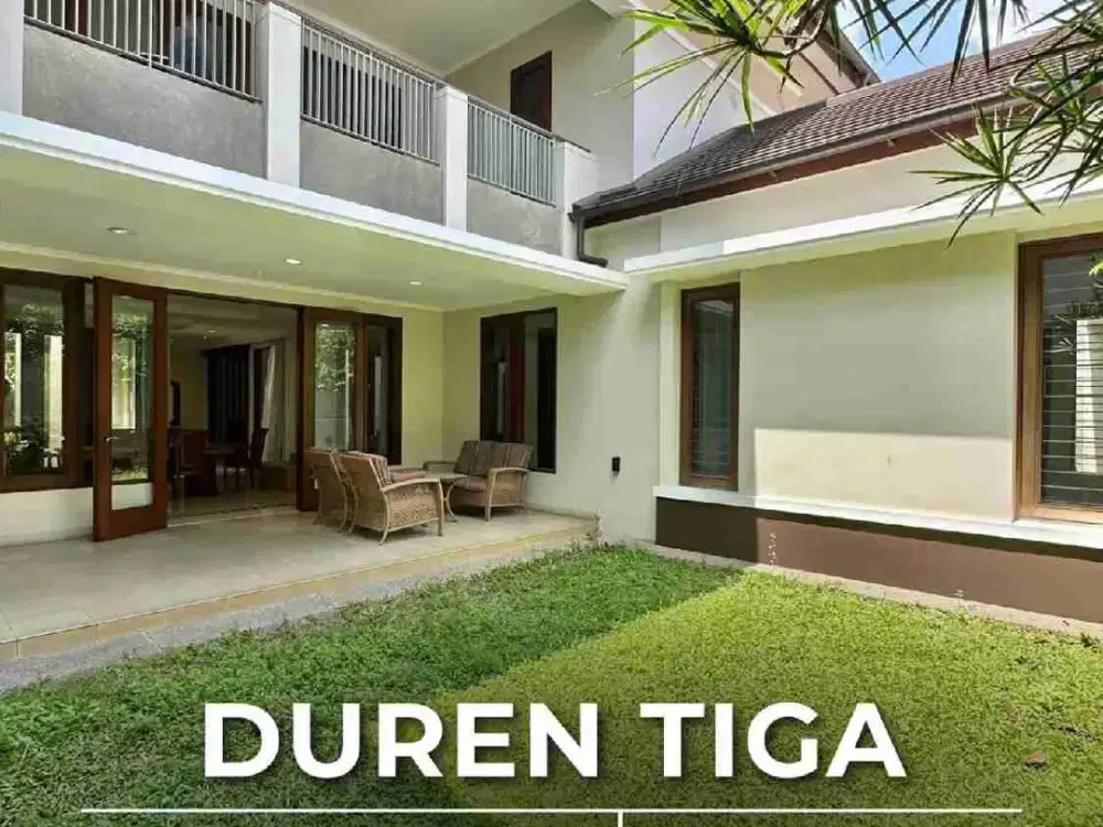 TURUN HARGA RUMAH TERAWAT, SIAP HUNI
AREA EXCLUSIVE, JALAN LEBAR
SEMI FURNISHED di DUREN TIGA JAKARTA SELATAN