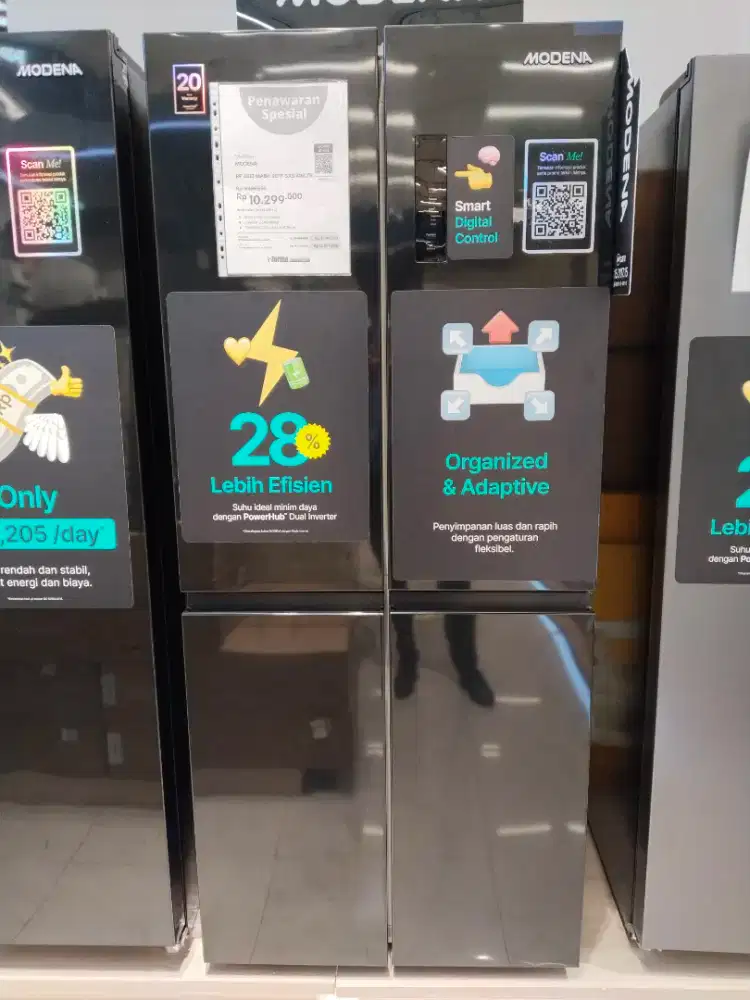 KULKAS MODENA MULTI DOOR 415LTR