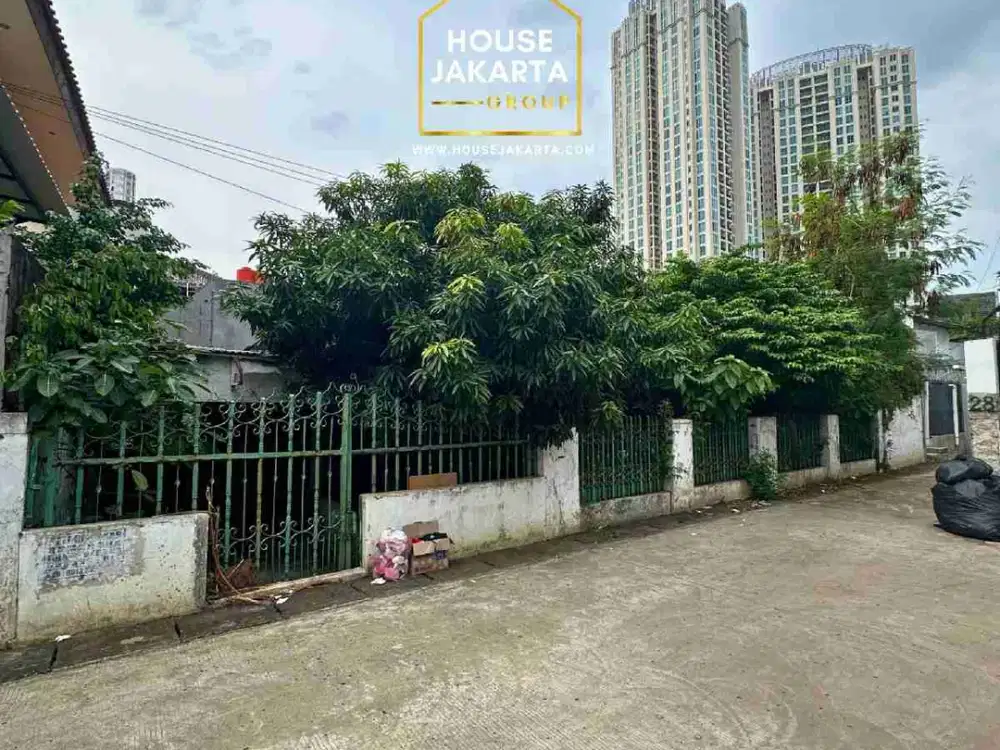 rumah hitung tanah komersil area dekat pakubuwono apartement