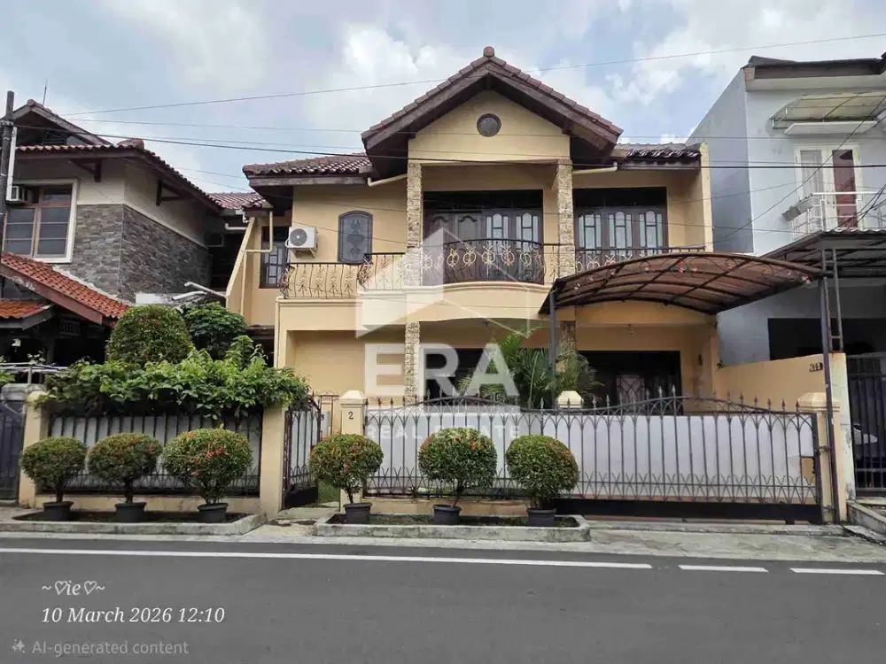 Rumah 2 Lantai Bebas Banjir Lokasi Dekat Dengan Tol Becakayu di Duren Sawit Jakarta Timur