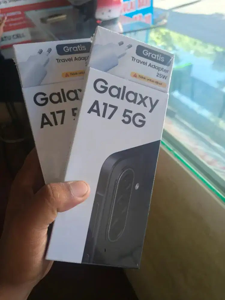 New Samsung galaxy A17 5G ram8/256 garansi resmi  1 tahun