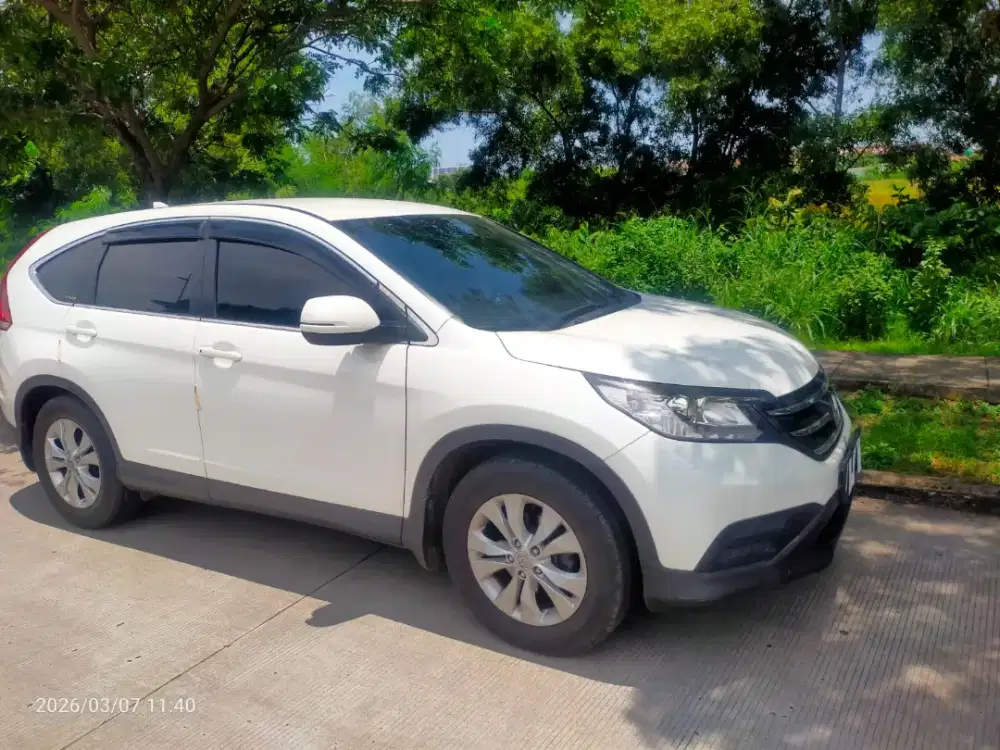 HONDA CR-V GEN4(RM) 2.0 AT 2013 - PUTIH - KM 82RB - PAJAK FEB 2027
