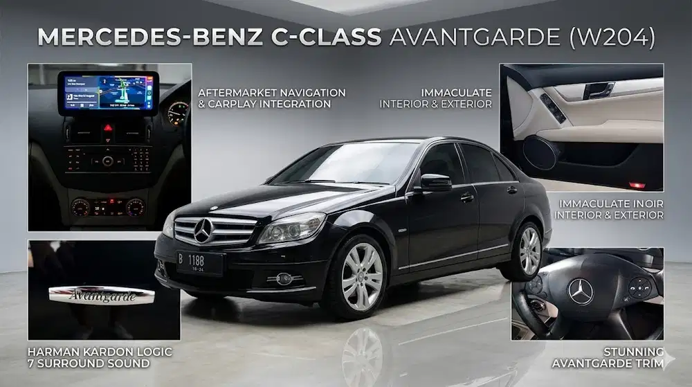 Mercedes-Benz C200 Kompressor 2009 Bensin
