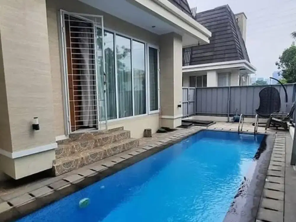 RUMAH MEWAH STRATEGIS PRIVATE POOL DI KEMANG JAKARTA SELATAN
