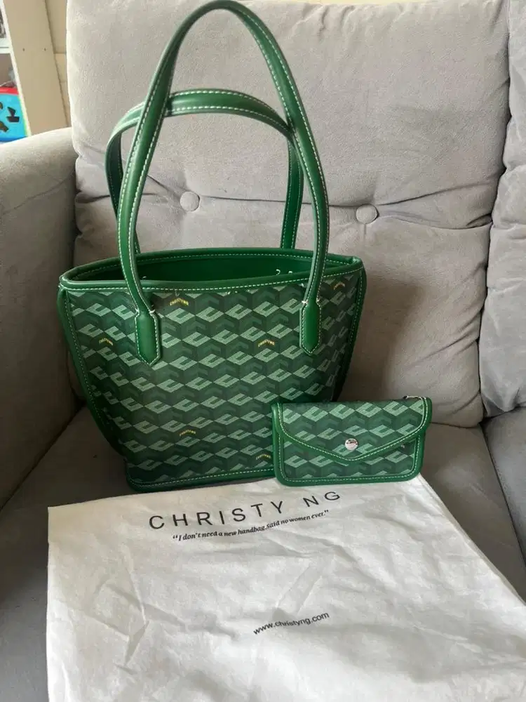 Tas christy ng warna green