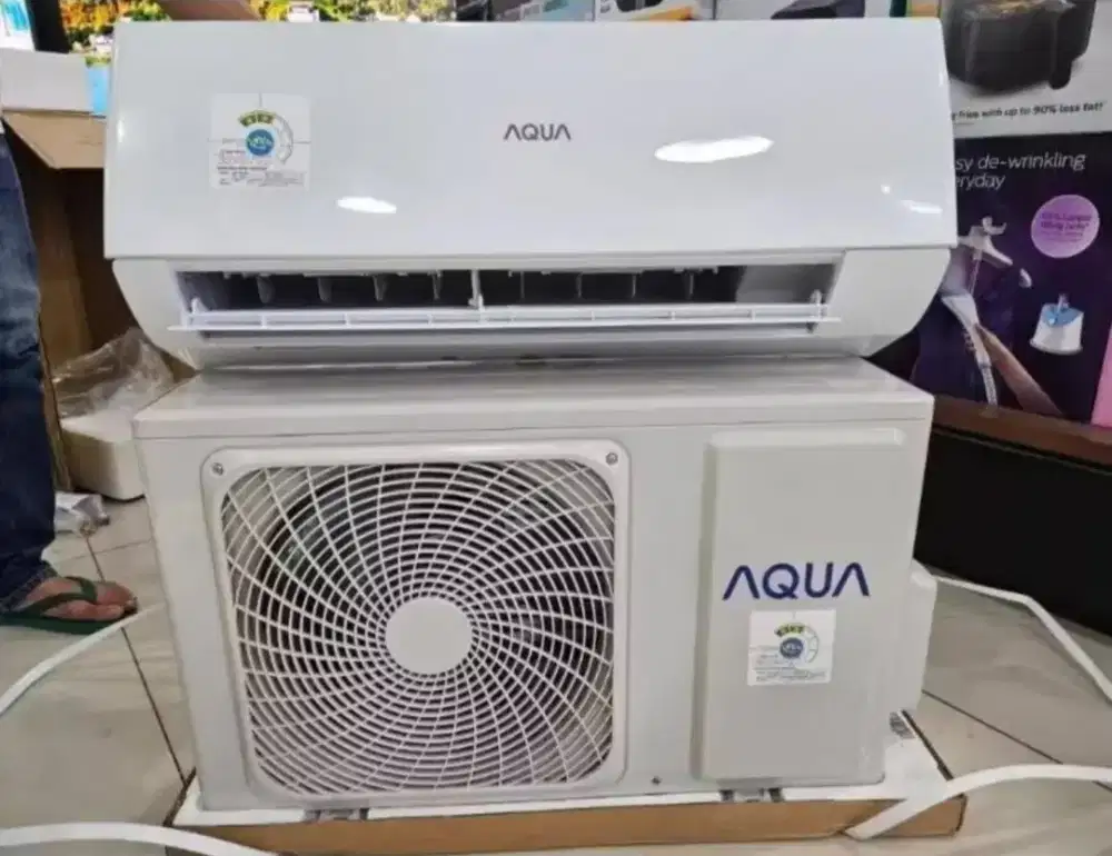 AC Aqua 1 PK AQA-KCR9FQDL - Full Set (Indoor & Outdoor) Dingin Poll!