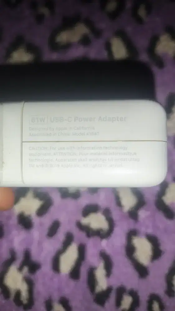 61W Apple Magsafe Power Adaptor USB-
C Original For MacBook