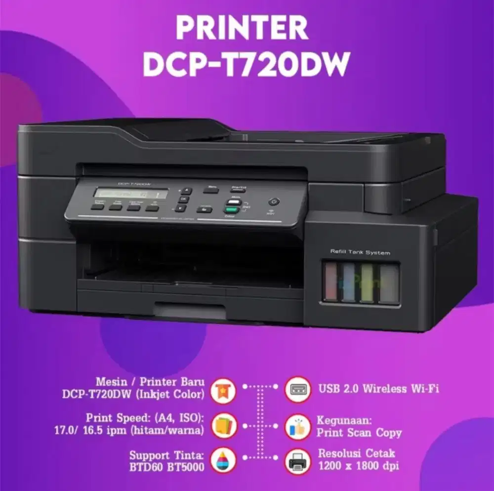 Printer brother T720DW original