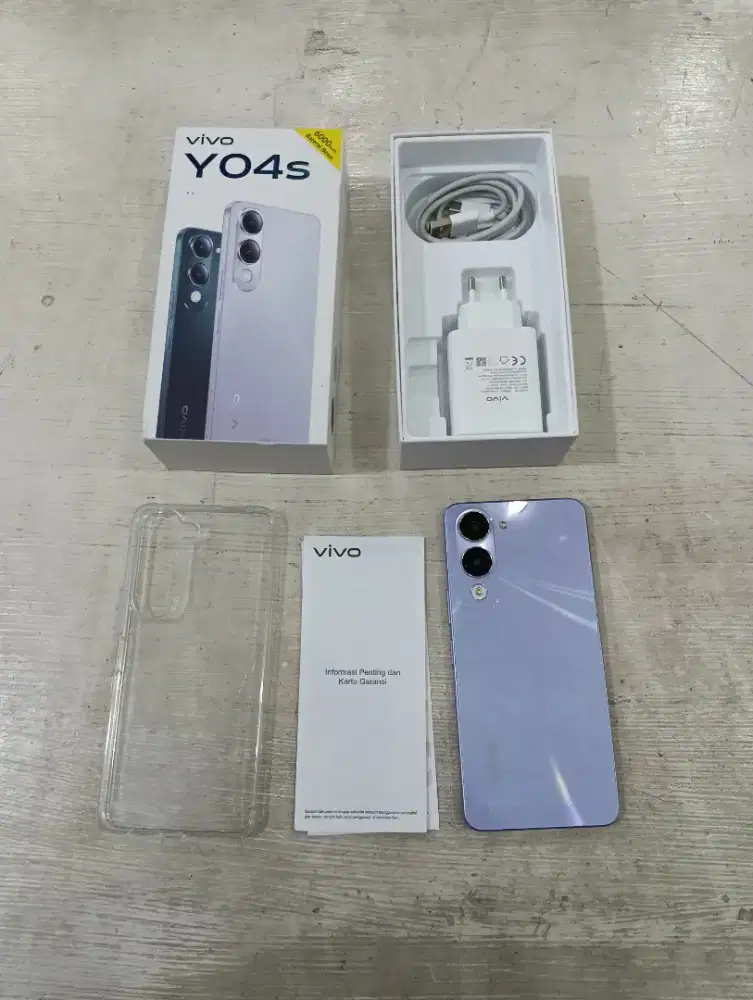 Vivo Y04s 4/128 seken murah siap pakai