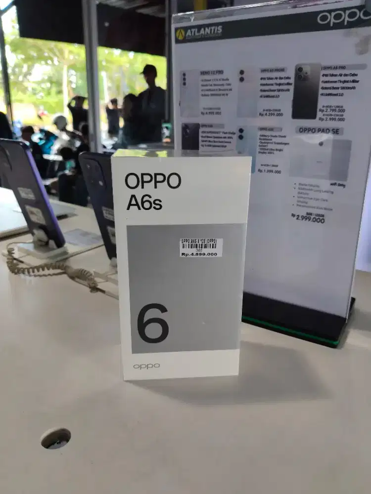 ready Oppo A6s 8/128 garansi resmi 1tahun Atlantis dahsyat