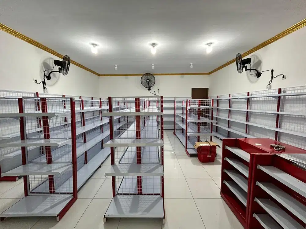 Dijual Rak-rak bekas minimarket kondisi bekas tapi masih bagus