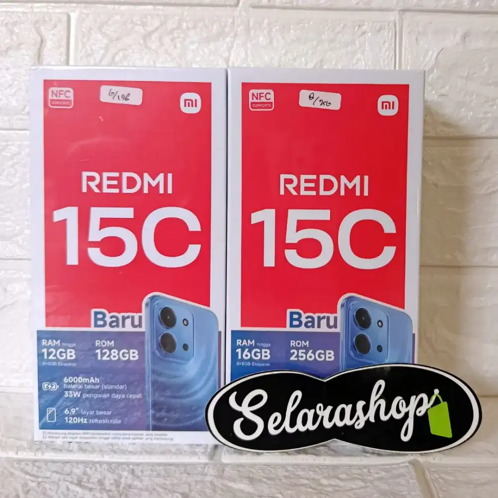 REDMI 15C 8/256 BARU GARANSI RESMI