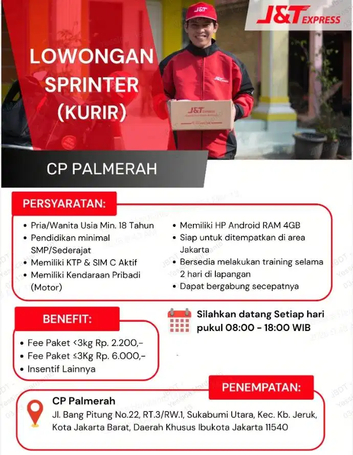 KURIR MOTOR PALMERAH