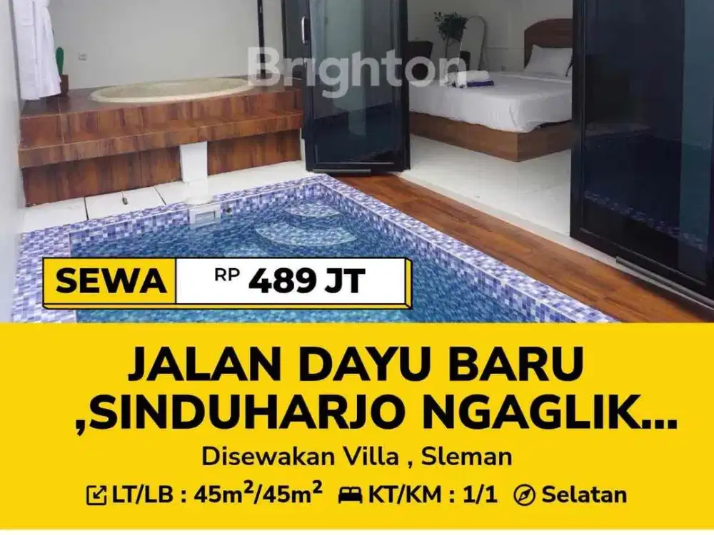 marvilla bali private pool and jacuzzi siap huni