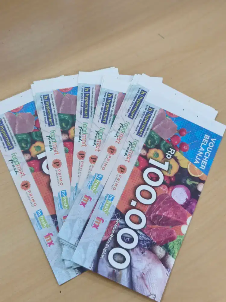 Jual Voucher Hypermart (total 1.1 jt)