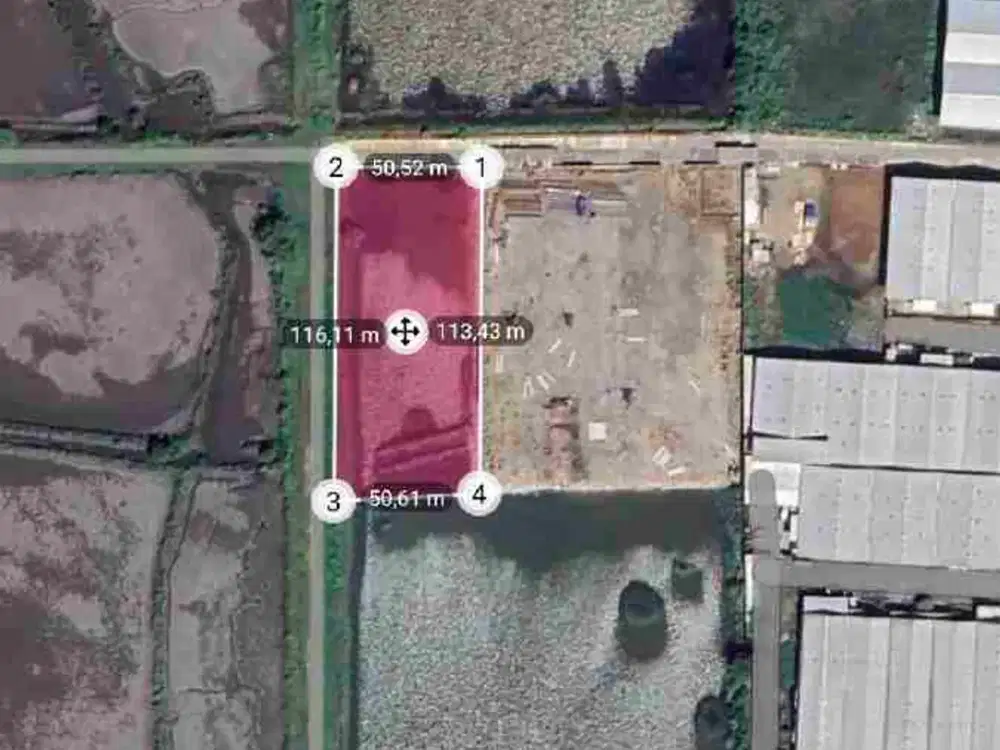 Di jual Tanah pergudangan 5000 m2 Makassar