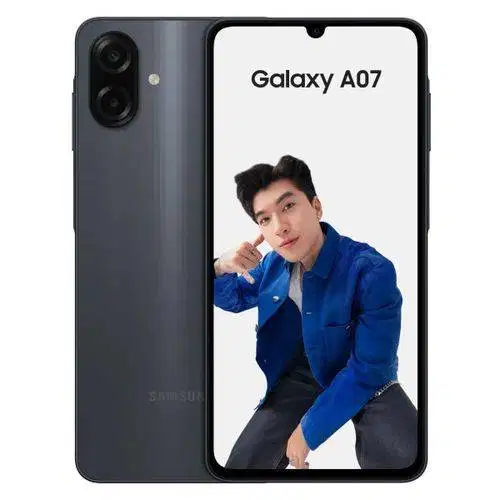 [BARU] Samsung Galaxy A07 4/64GB - BLACK (GRATIS CHARGER 25W)