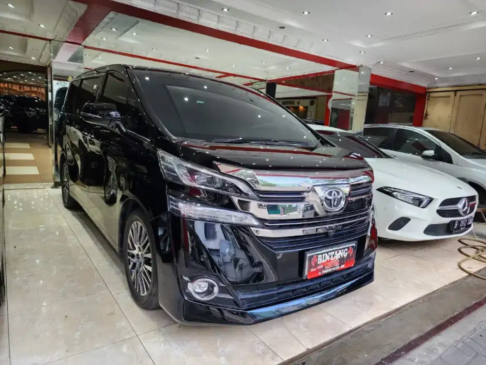 TOYOTA VELLFIRE 2.5 G 2017 BLACK / MODEL THN 2018 (BINTANG MOTOR)