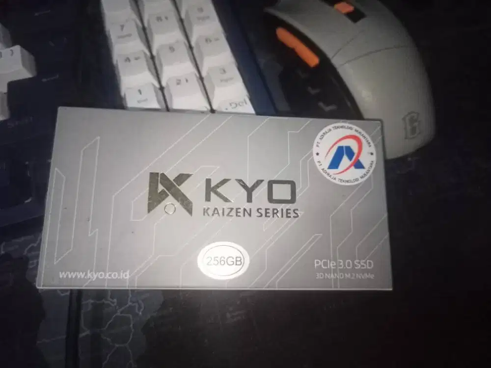 SSD NVMe M2 Kyo 256GB Gen 3 Garansi masih 4 tahun Health 100/100