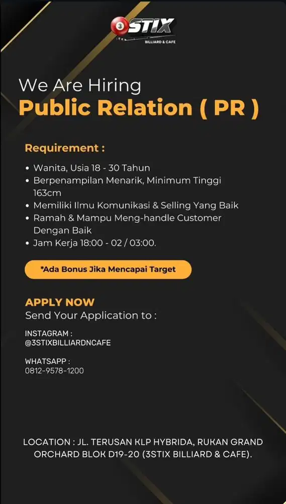 loker segera di butuhkan