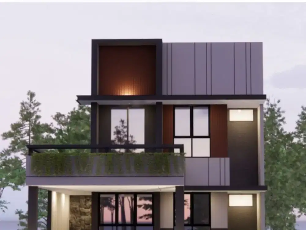 RUMAH MEWAH ON PROGRESS 2 LANTAI CLUSTER THE GREEN BSD 'ARB138'