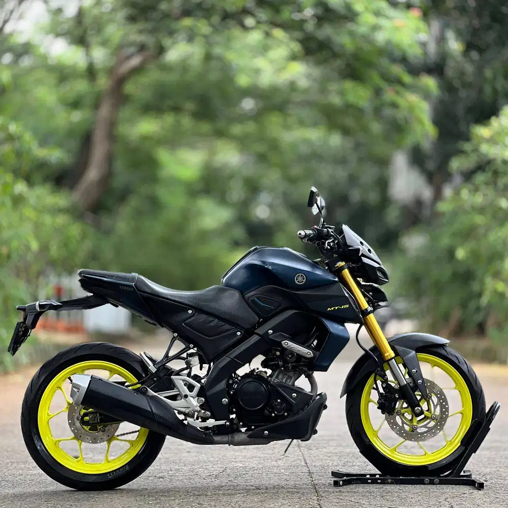 YAMAHA MT15 2019 BIRU KM 9K PAJAK PANJANG KAYAK BARU