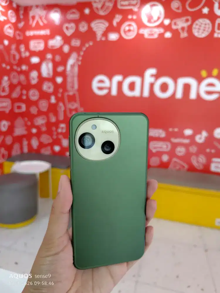 Sharp Aquos sense10 Khaki Green Ram8+8/256GB handphone Compaq terlaris