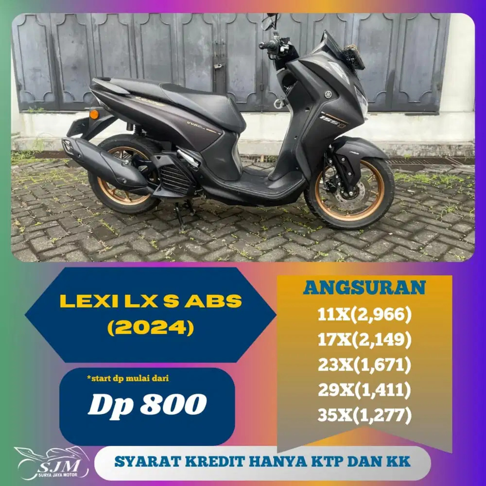 YAMAHA LEXI LX 155 ABS 2024 CASH & KREDIT