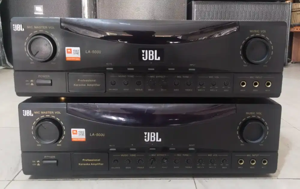 Amplifier Karoke JBL Masih Mulus Kondisi Normal