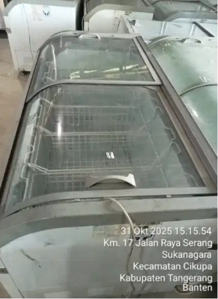 Sliding Freezer / Chest Freezer Kaca Geser / Freezer Es Krim & Frozen