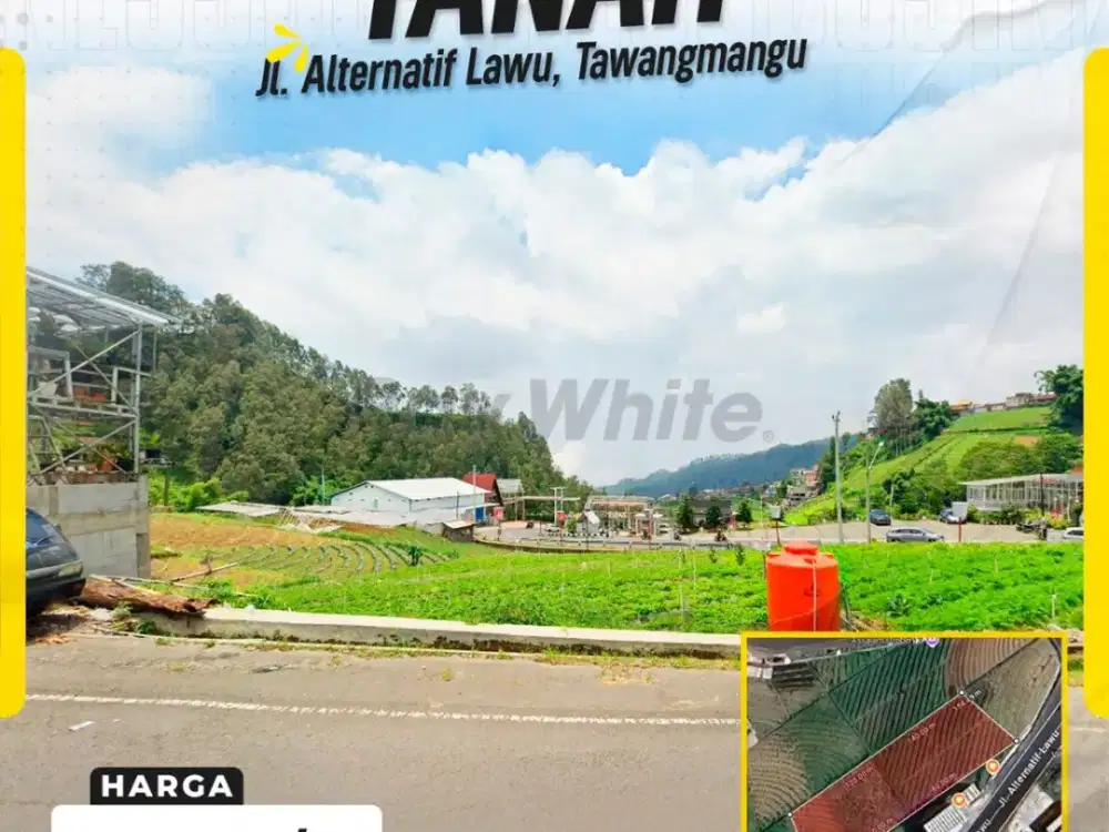 Tanah Strategis Area Wisata Jl. Alternatif Lawu Tawangmangu
