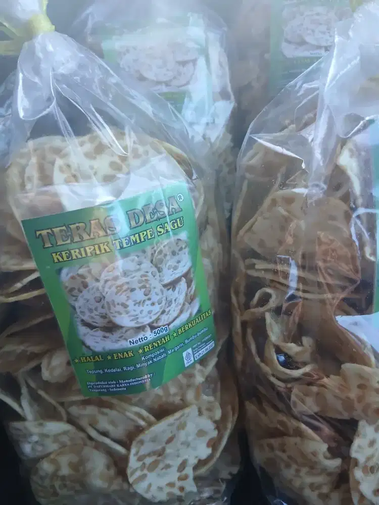 KERIPIK TEMPE SAGU 1/2 KG MURAH
