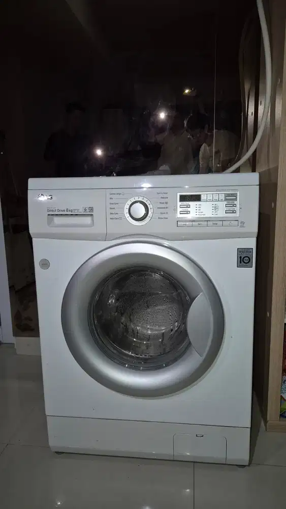 Mesin cuci LG 8KG IDD- steam