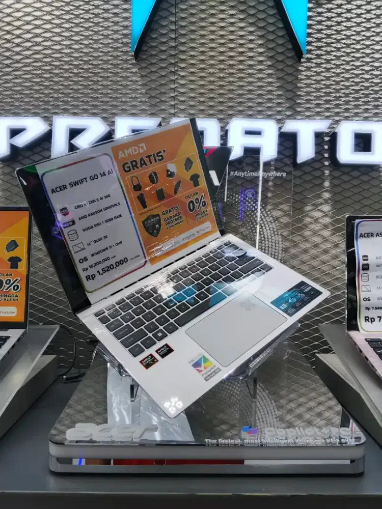 LAPTOP ACER SWIFT GO 14 AI RYZEN 5 AI | BISA CICILAN CUKUP KTP SAJA