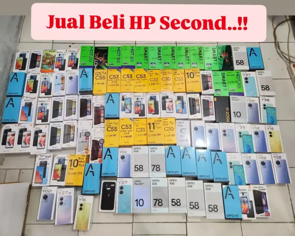 Tampung HP Second