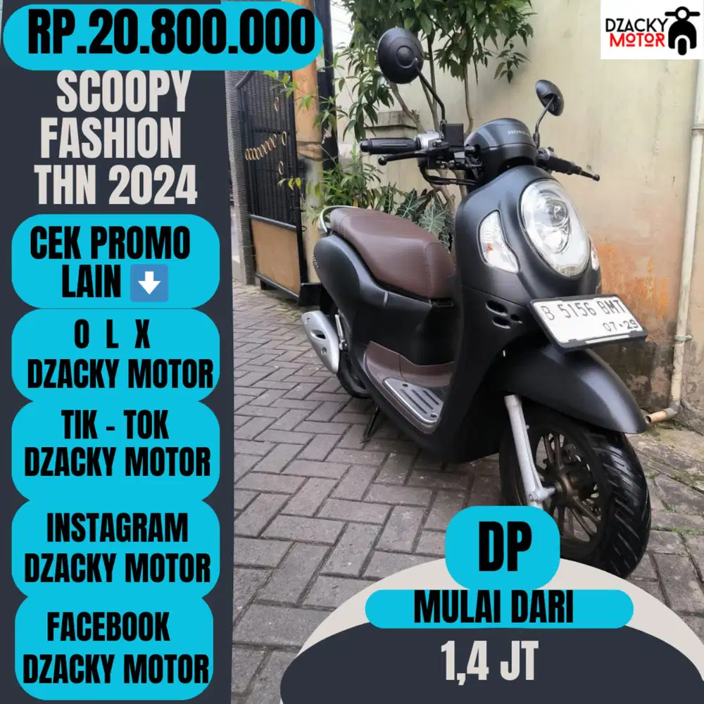 SCOOPY PRESTIGE THN 2024 SECOND LIKE NEW