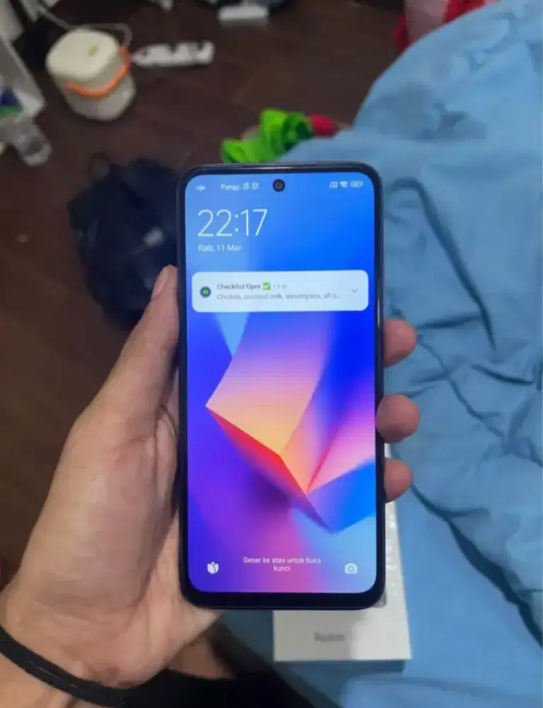 Redmi 10 2022 6+2/128 fullset no minus.