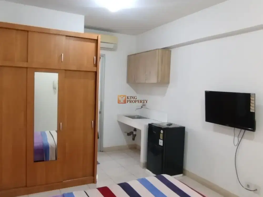 Hunian Praktis! Studio Murah Furnish Lantai Rendah, Lokasi Nempel Mall Apartemen Green Bay Pluit Greenbay