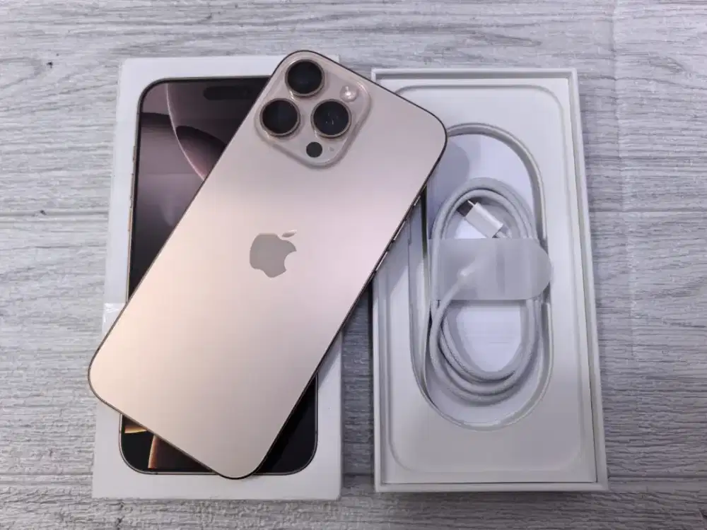 Iphone 16 promax 256 dessert second resmi ibox