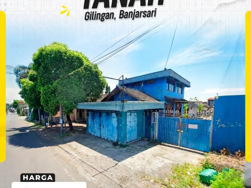 Tanah Strategis di Jl. DI Panjaitan Gilingan Banjarsari Solo