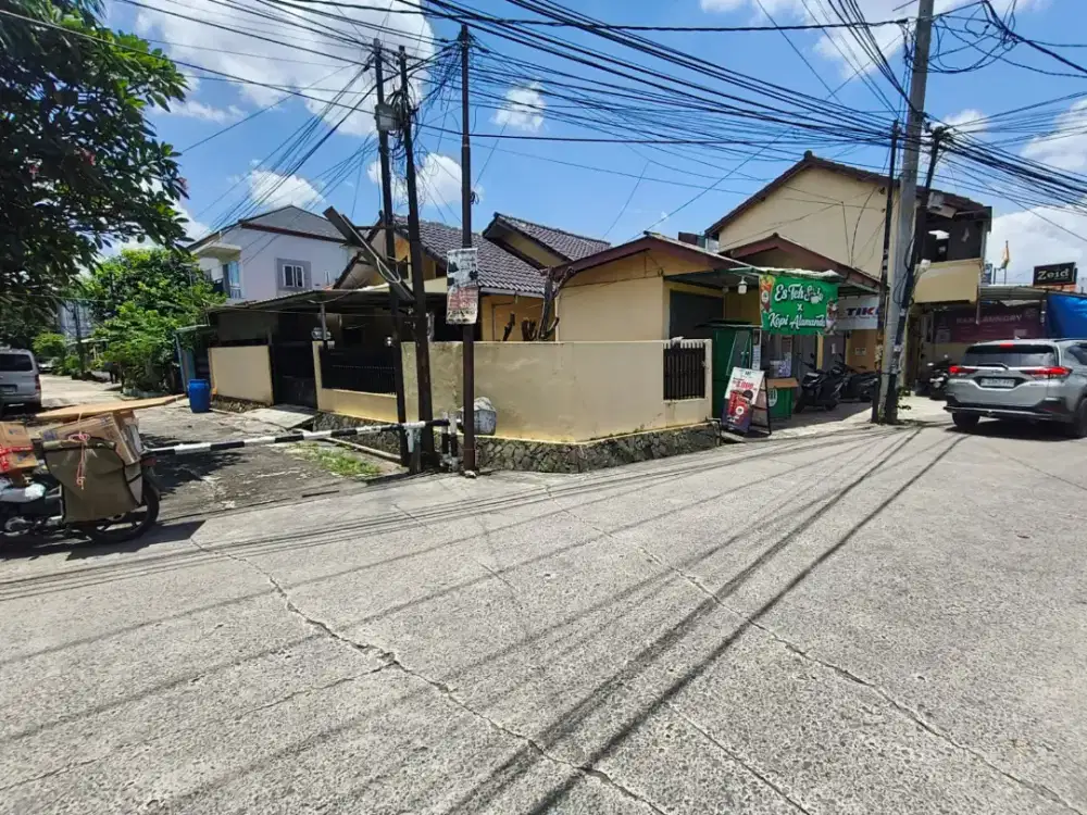 Rumah second dijual hook utk usaha 1.4M(148m²)Mekarsari Cimanggis