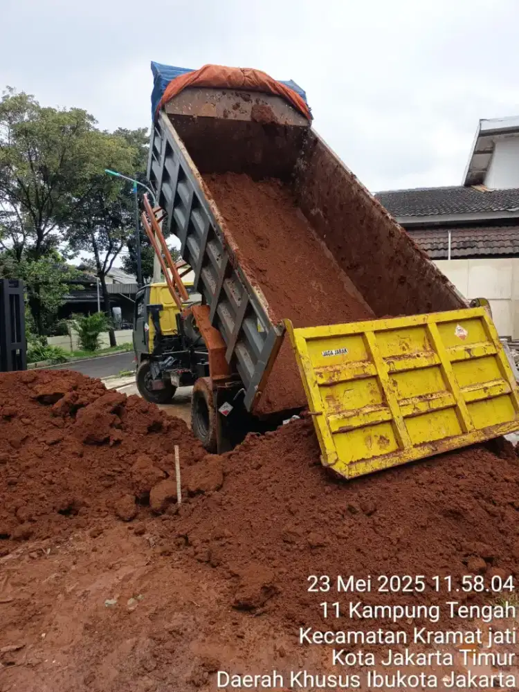 Puing murni sedia urugan tanah campur tanah merah