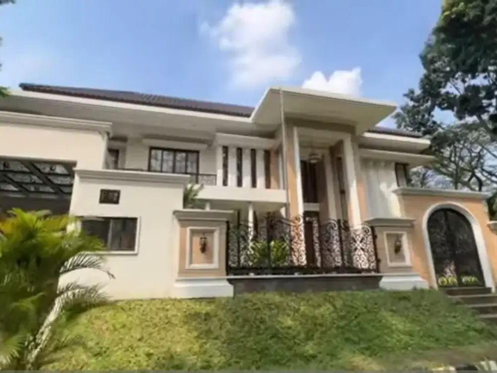 Rumah Mewah Hoek Bukit Menteng Bintaro – LT 843 / LB 571, Kolam Renang, SHM, 33M