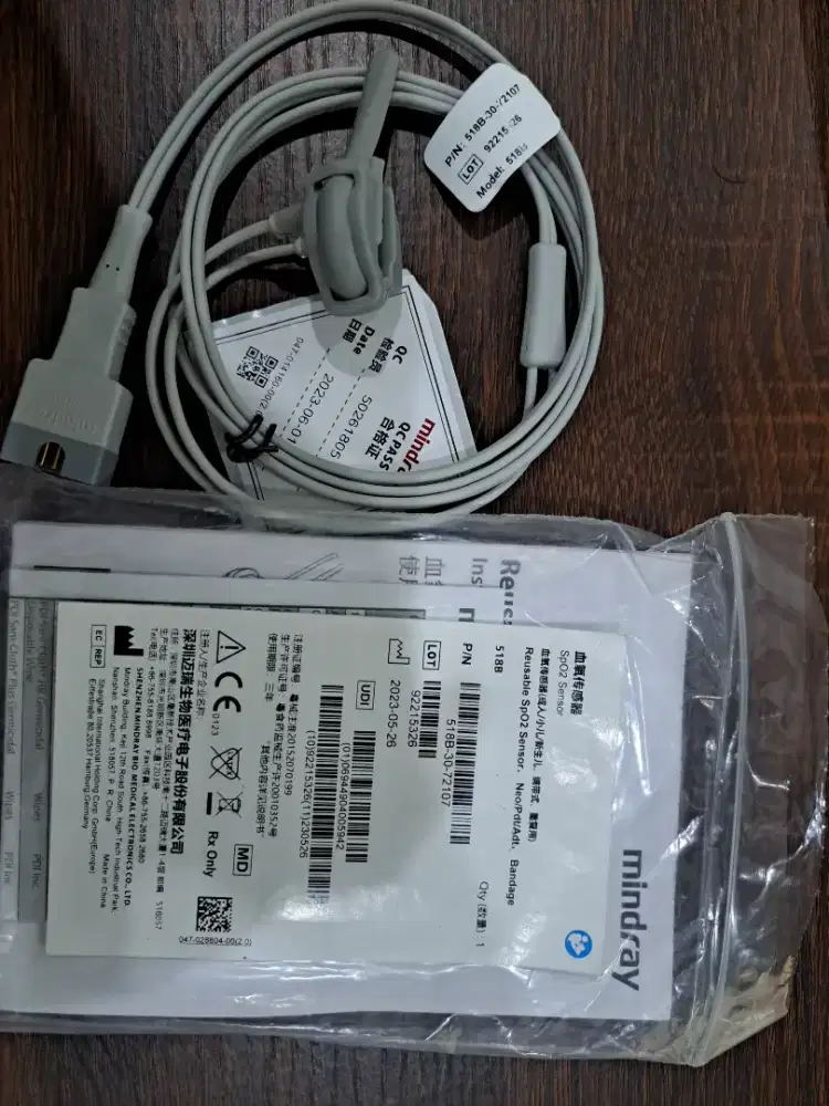 Spo2 Sensor Mindray / saturasi pasien Monitor