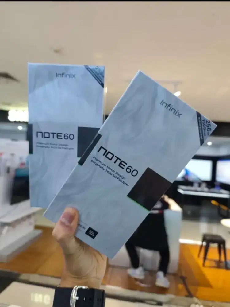 note 60 8/256gb baru, segel, garansi resmi Rp.4,199,000