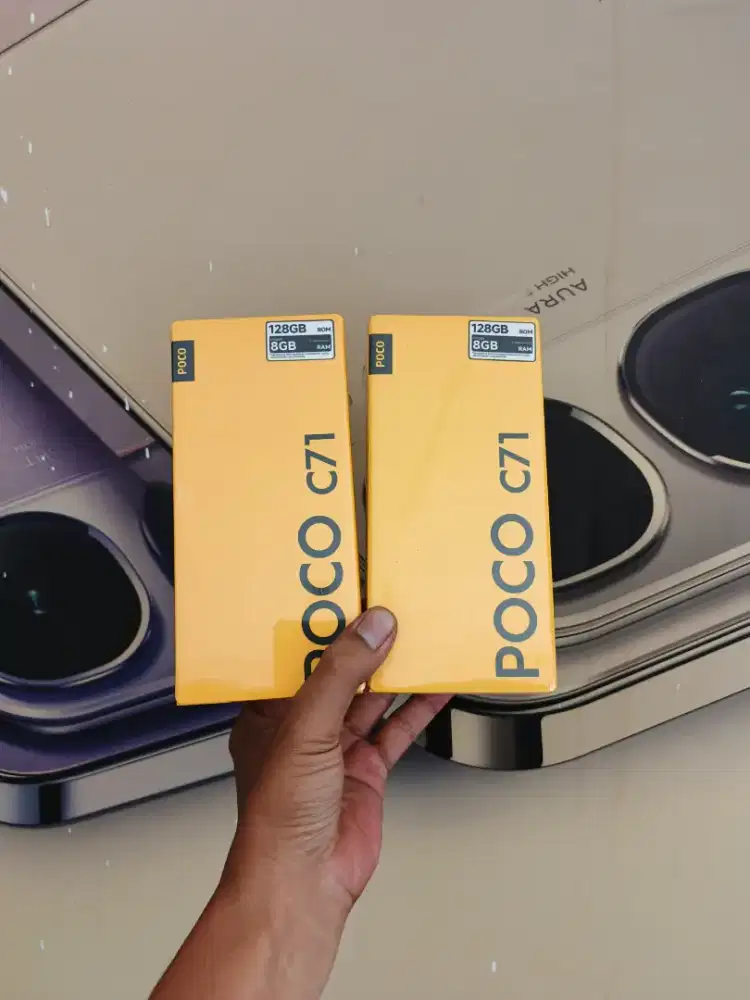 FAST RESPON WA Poco C71 4+4/128 Garansi resmi 15bln