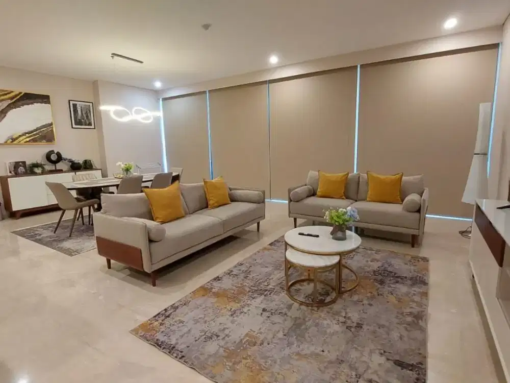 Apartemen Izzara 199 m² Super Luas – 3+1 BR Full Furnished, SHM, Harga Terbaik!