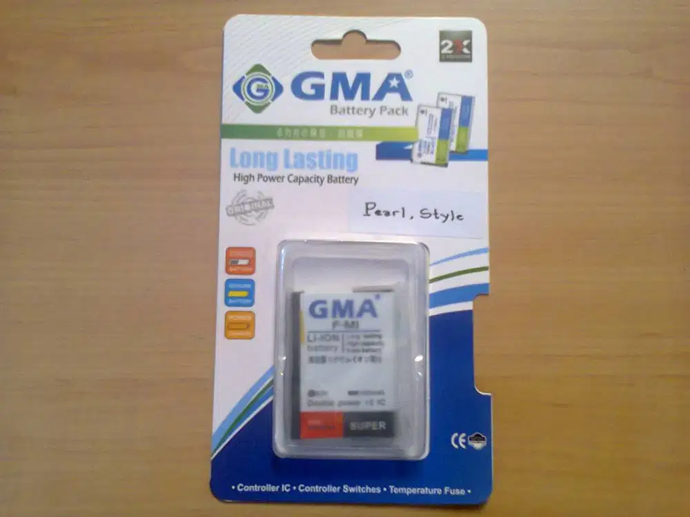 Baterai FM1 untuk Blackberry Pearl 9100, Pearl 9105, Style 9670