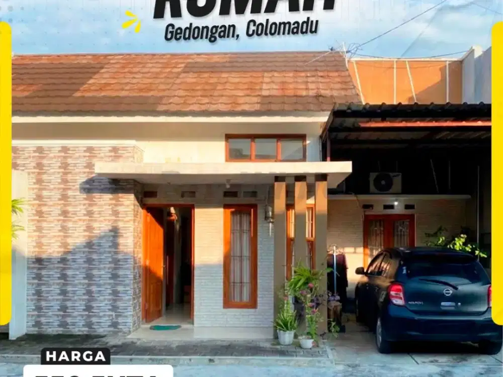 Rumah Cluster 2kamar Full Furnished Siap huni di Gedongan Colomadu Karangnyar